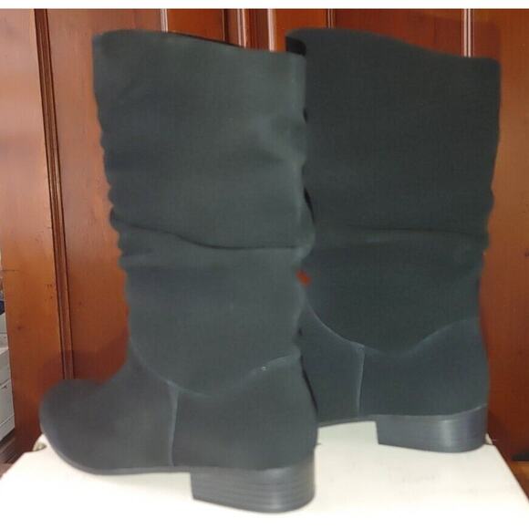 NIB st johns bay Boots "Jamie" Black 9M (B) Ladies Real Leather Suede - Picture 10 of 10